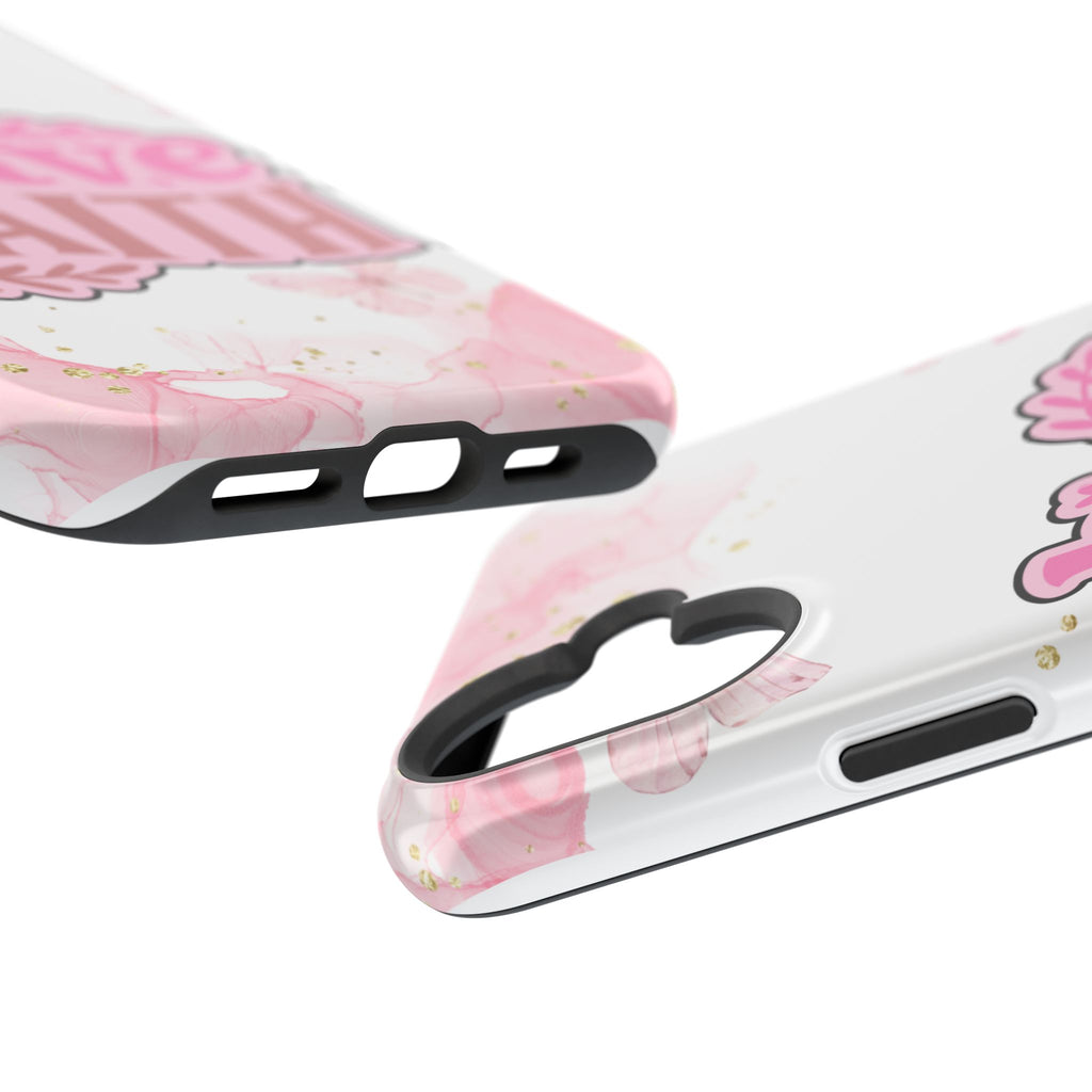 Have Faith Pink Butterfly Phone Case