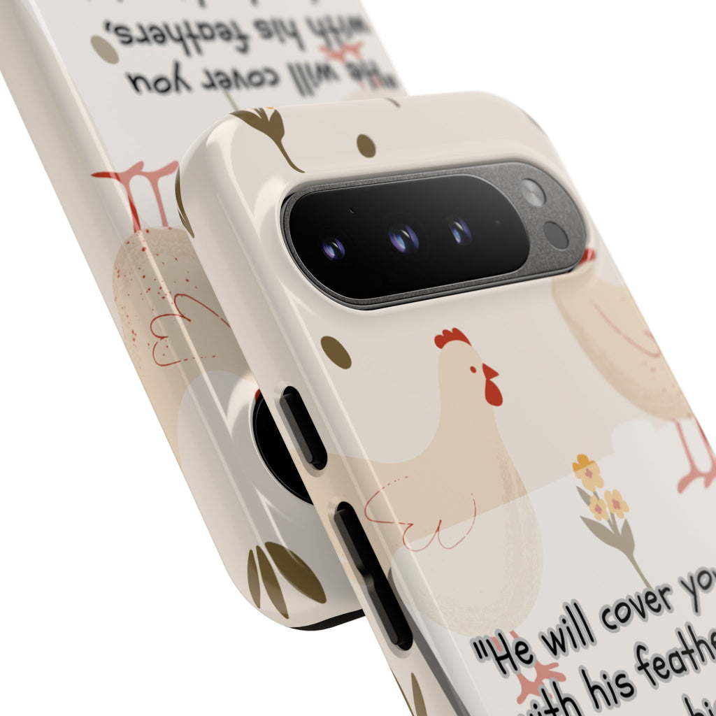Psalm 91:4 Chicken Phone Case