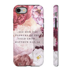 Matthew 6:28 Floral Samsung/Android Phone Case
