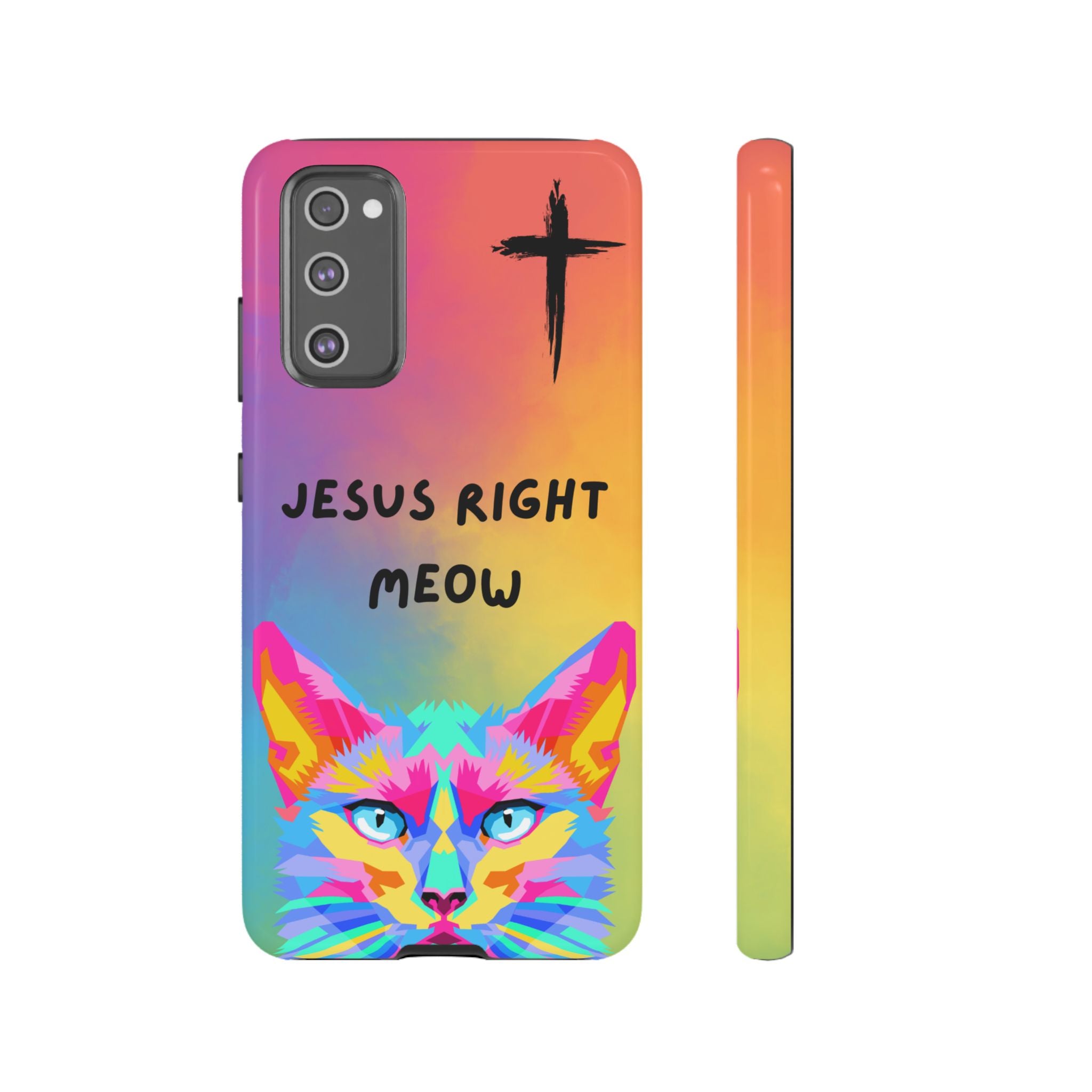 Jesus Right Meow Non MagSafe Phone Case
