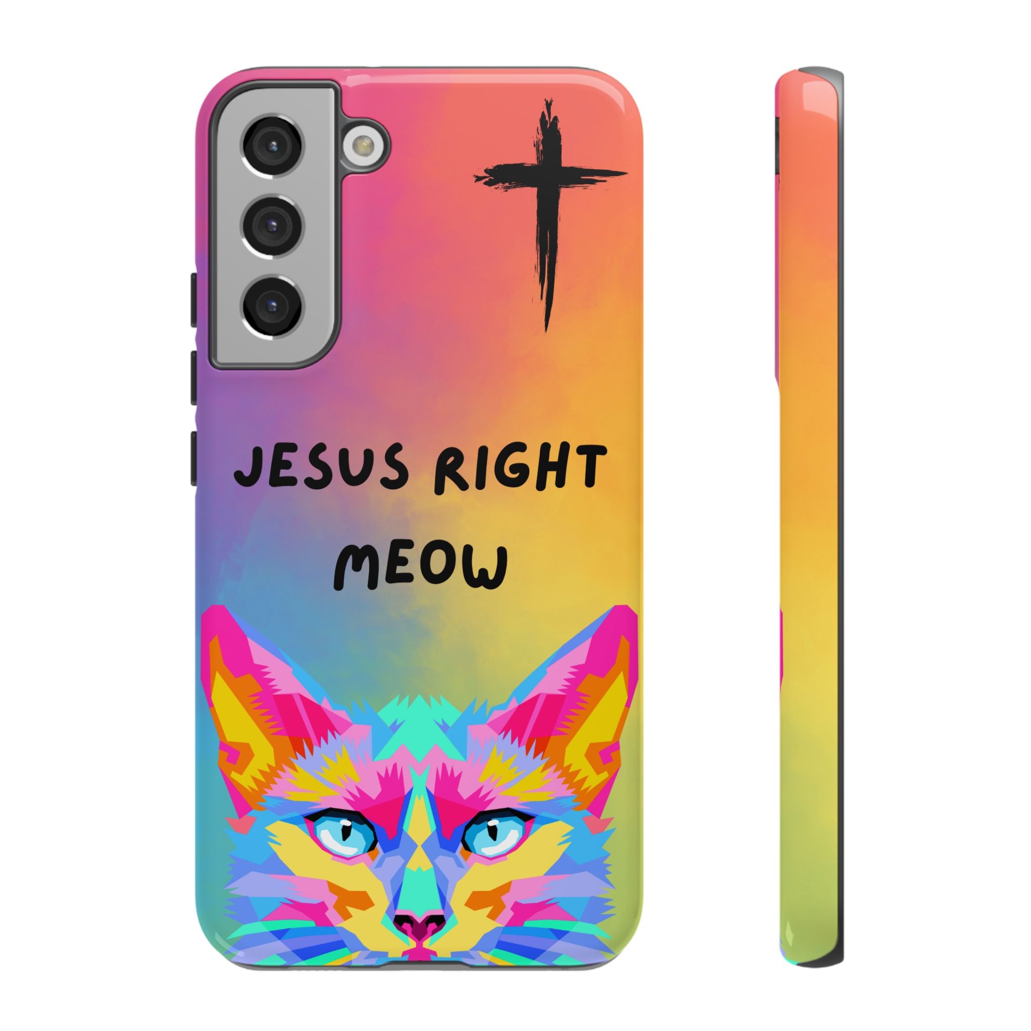 Jesus Right Meow Non MagSafe Phone Case