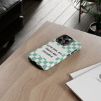 "With God, All Things Are Possible" Non MagSafe Phone Case