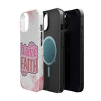 Have Faith Pink Butterfly Phone Case