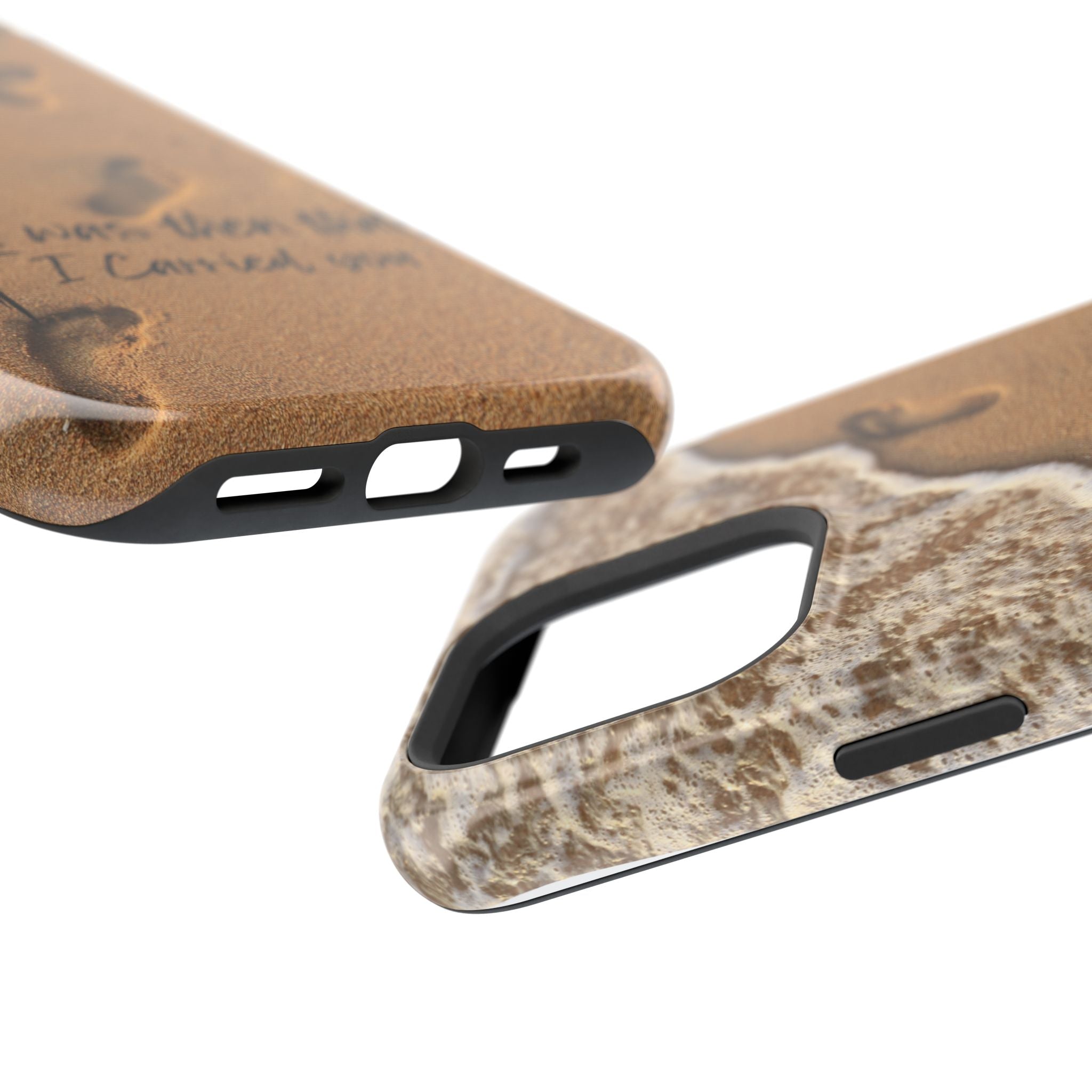 Footprints in the sand MagSafe Phone Case