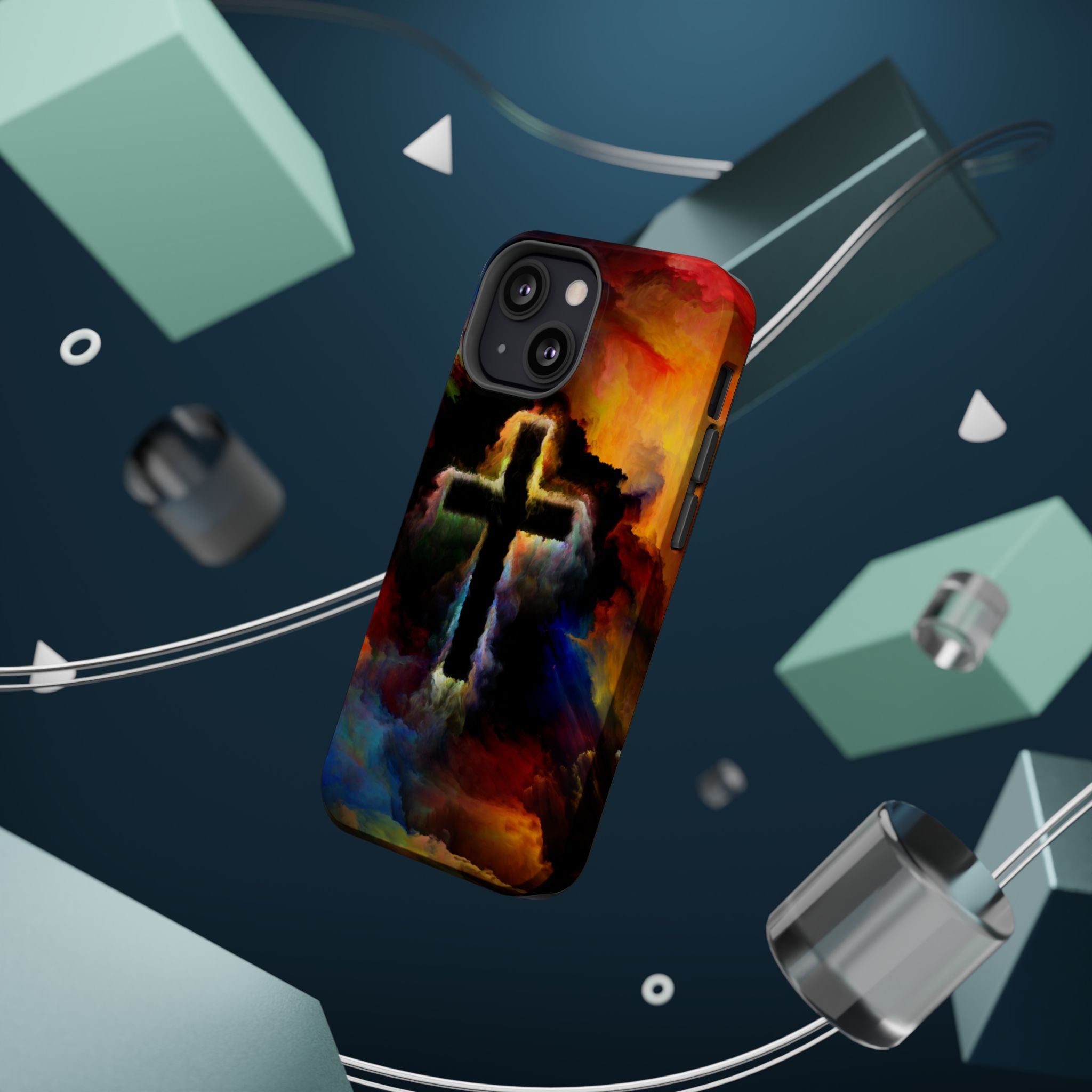 Watercolor Cross Phone Case