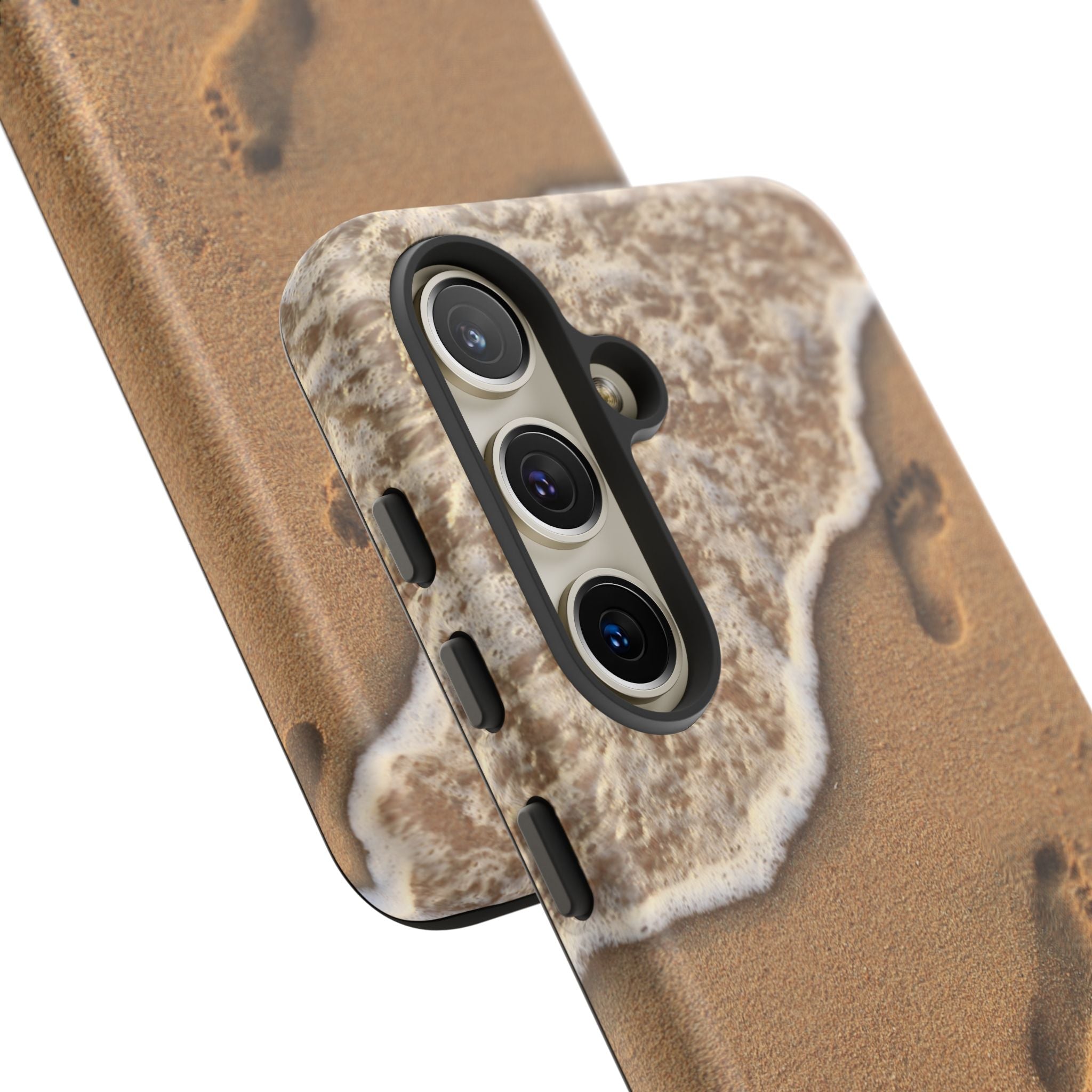 Footprints in the sand phone case