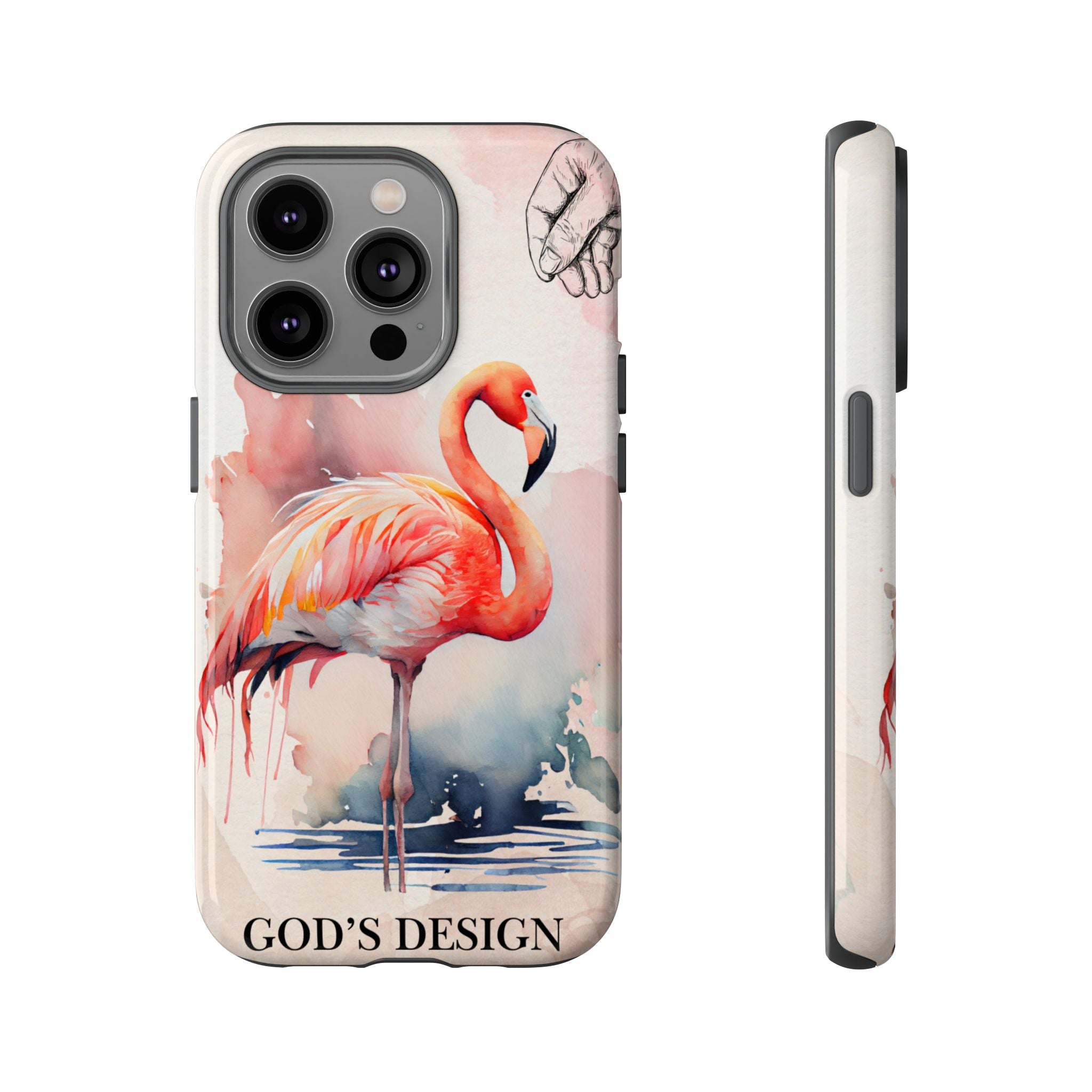 God’s Design Pink Flamingo Case