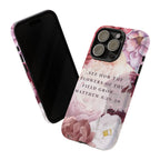 Matthew 6:28 Floral Samsung/Android Phone Case