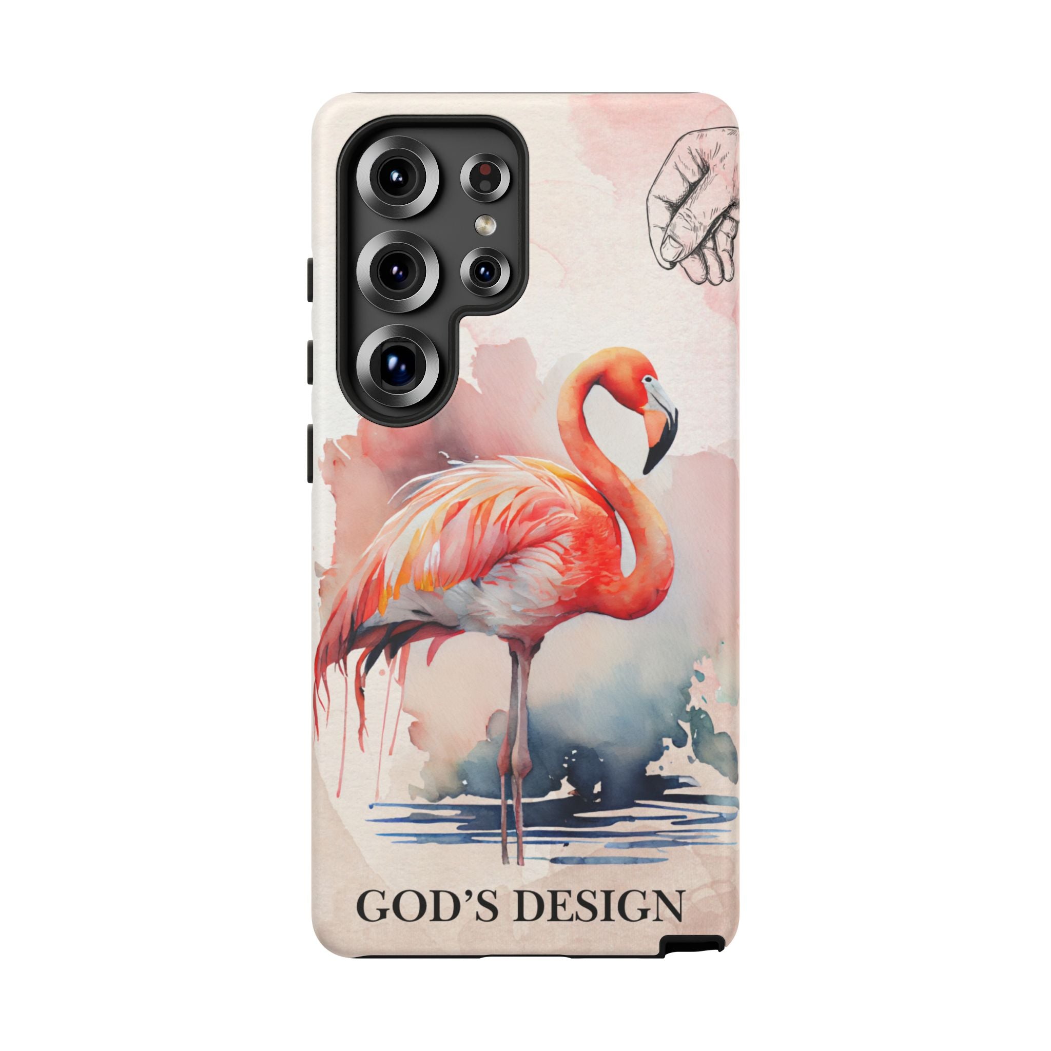 God’s Design Pink Flamingo Case