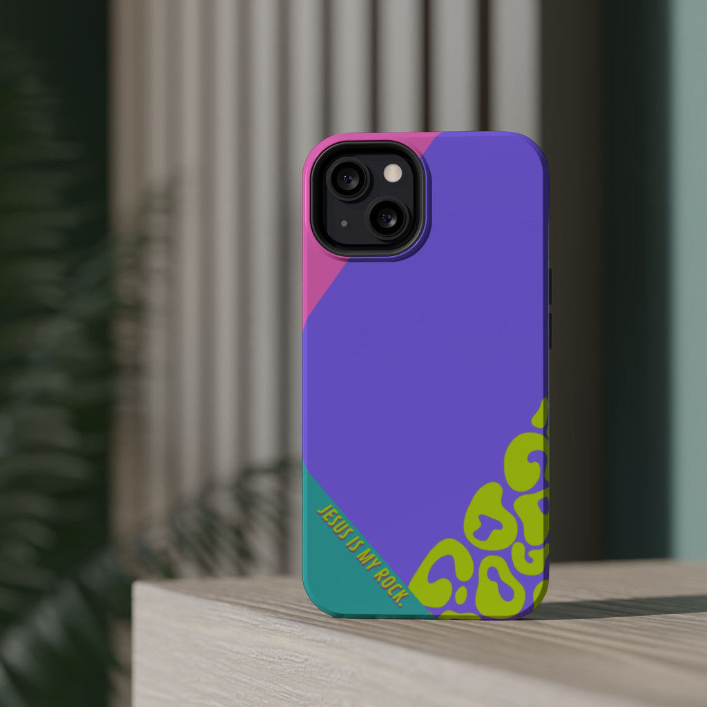 Jesus Is My Rock 90's Design Phone Case