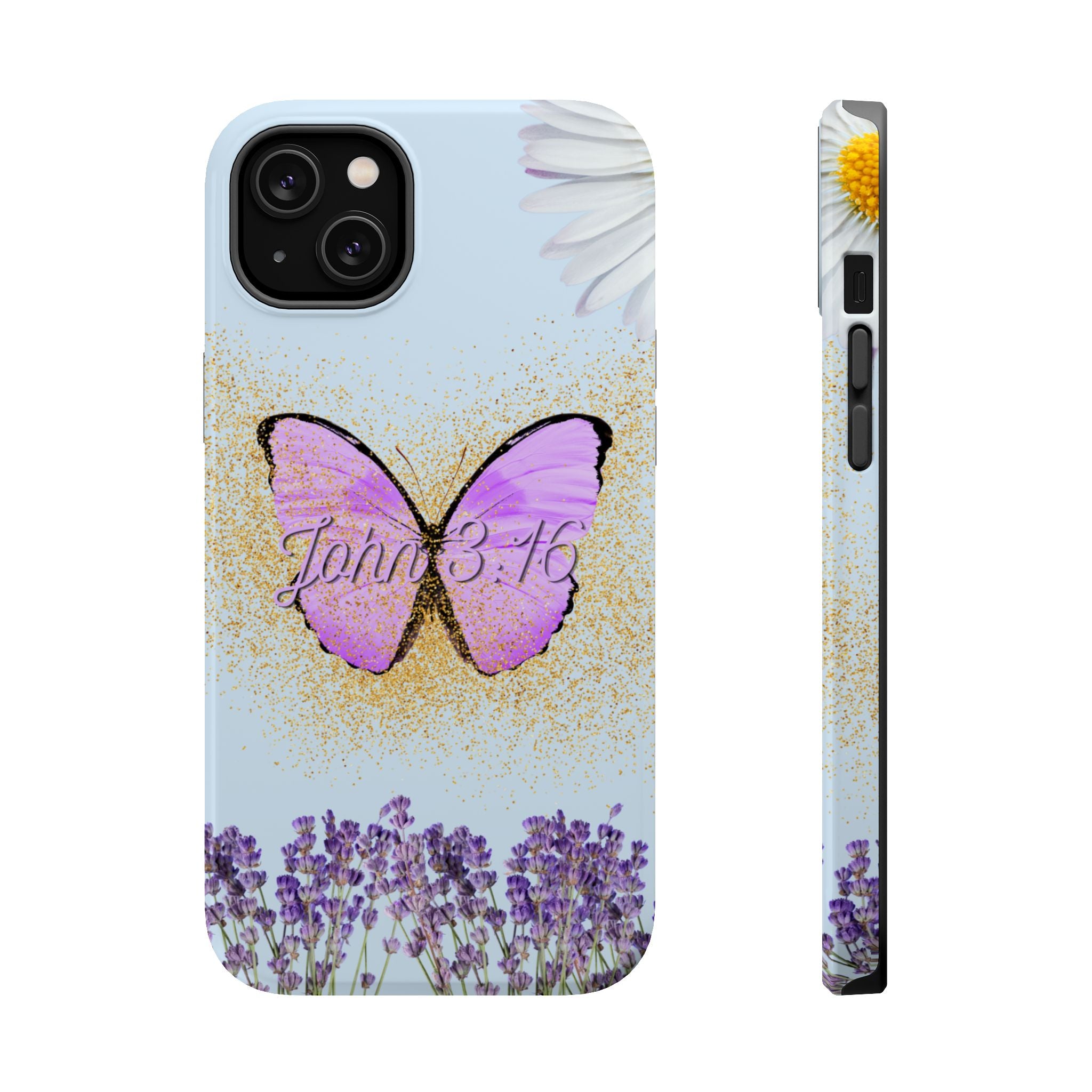 Butterfly Floral John 3:16