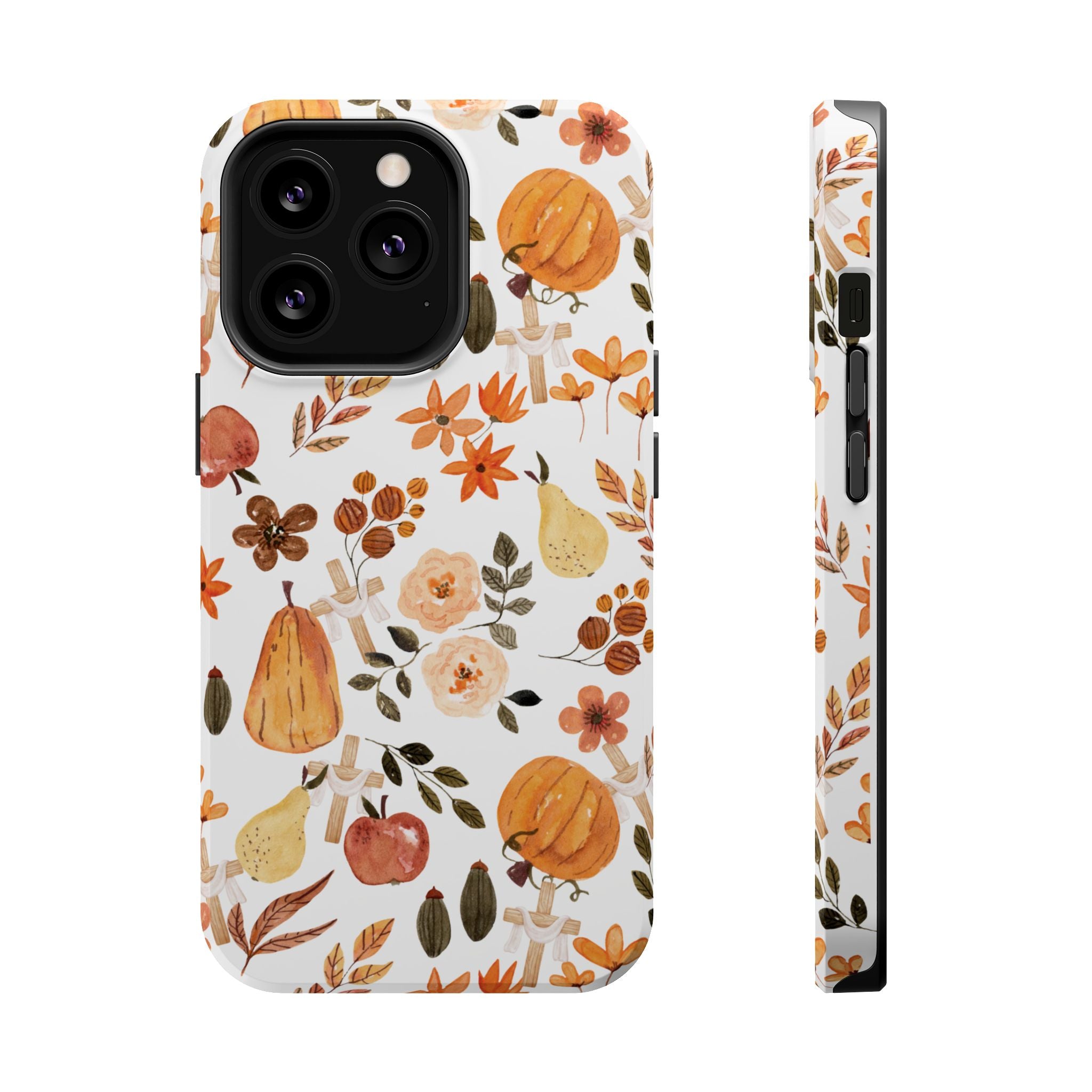 Autumn Cross & Pumpkin Phone Case