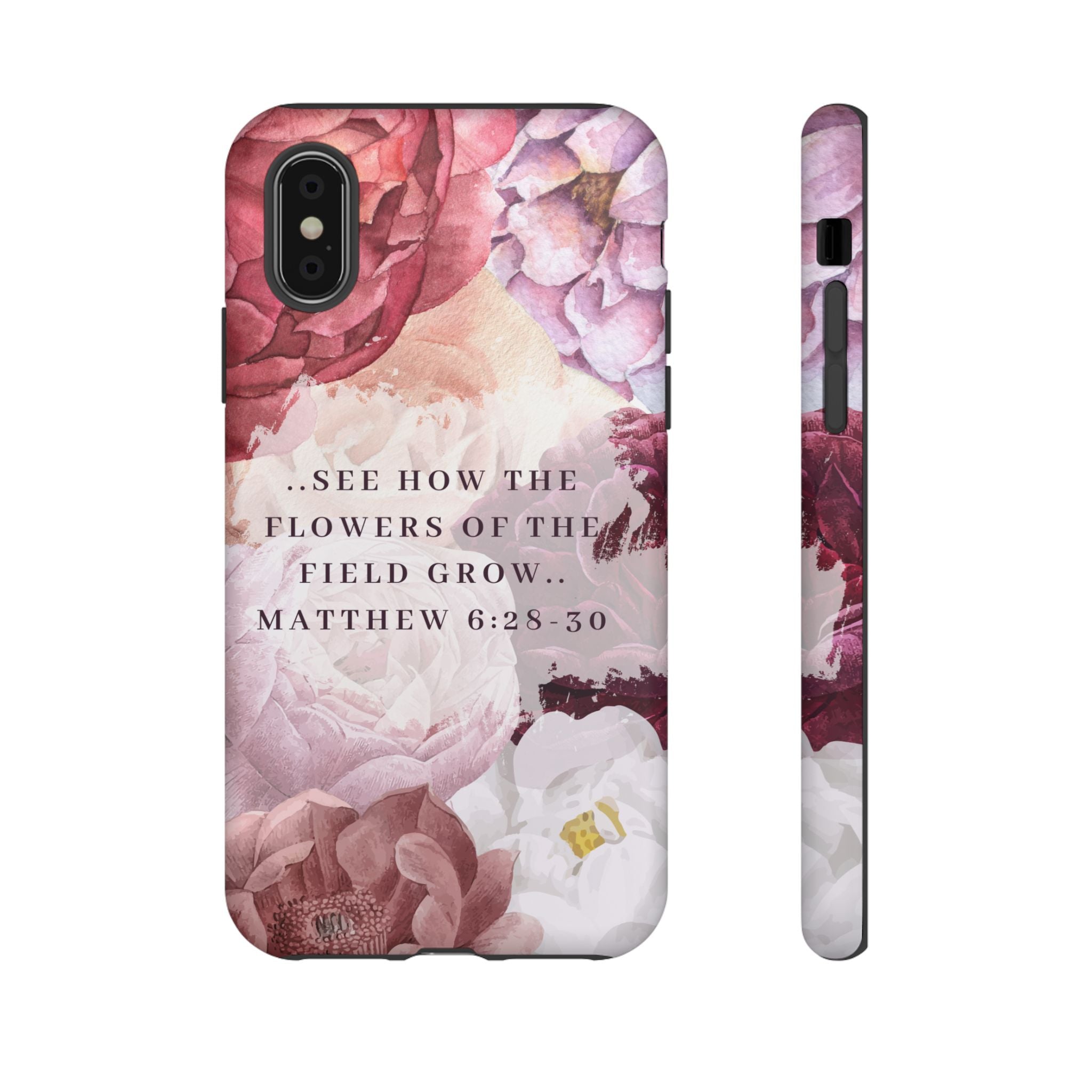 Matthew 6:28 Floral Samsung/Android Phone Case