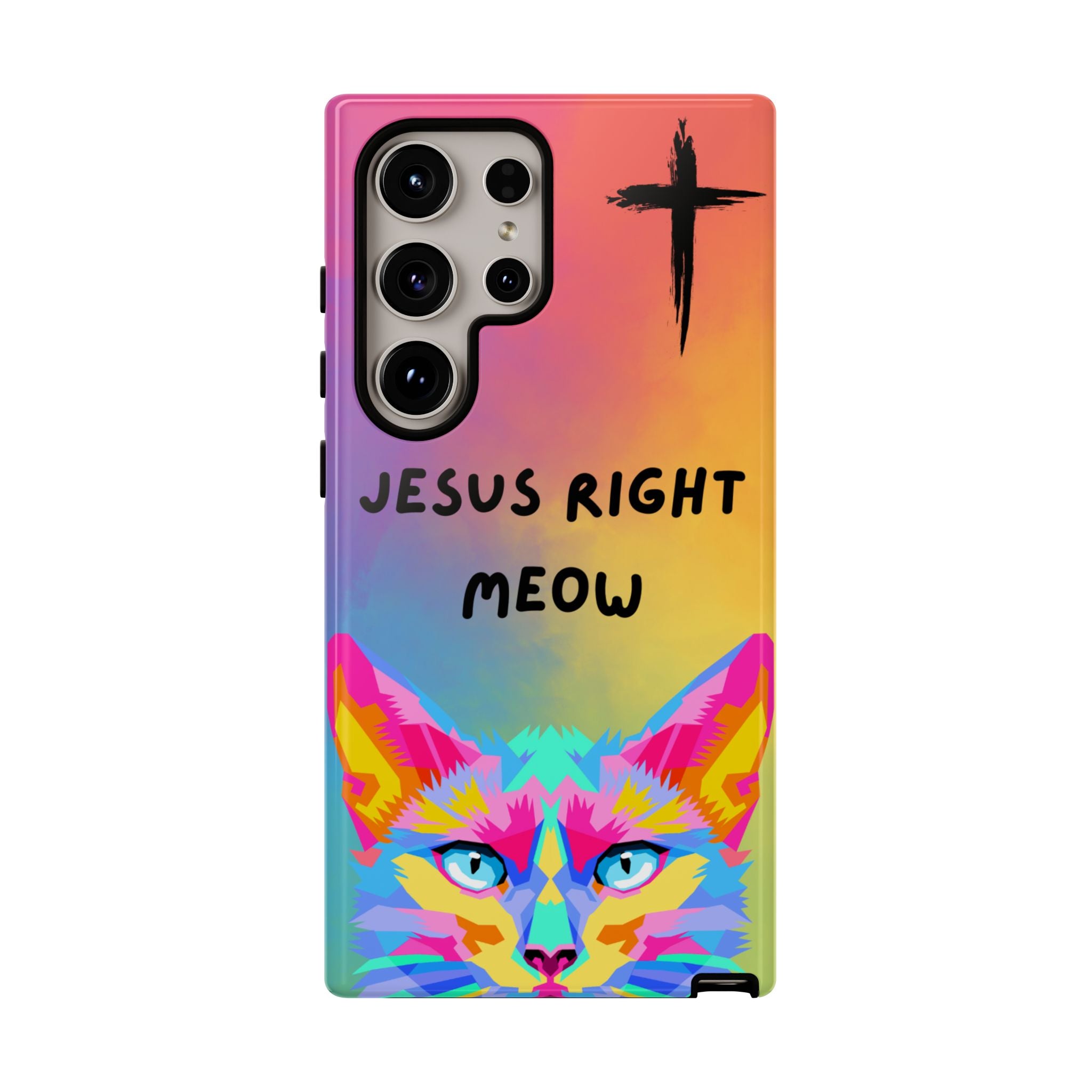 Jesus Right Meow Non MagSafe Phone Case