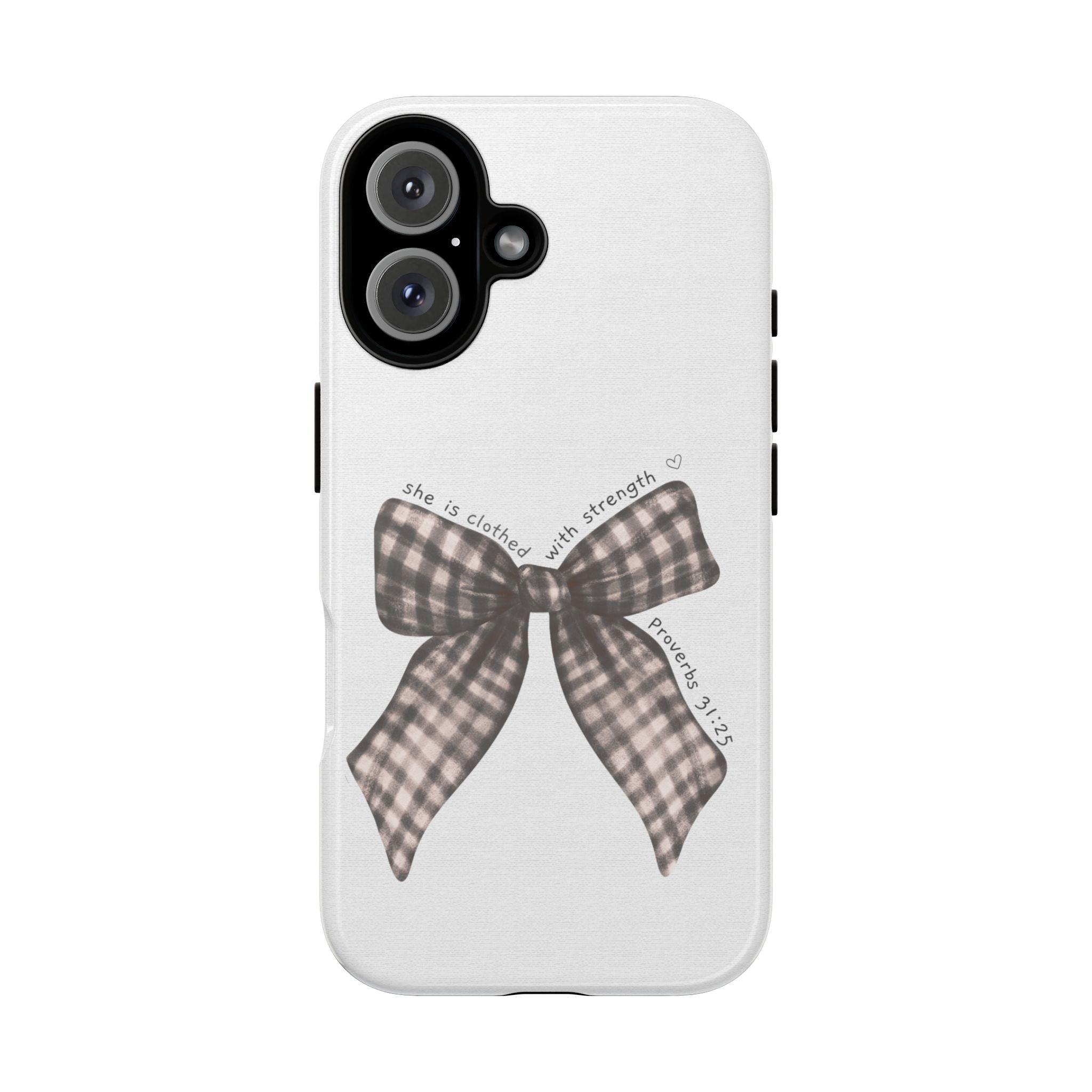 Proverbs 31 Rustic Bow Non MagSafe Phone Case