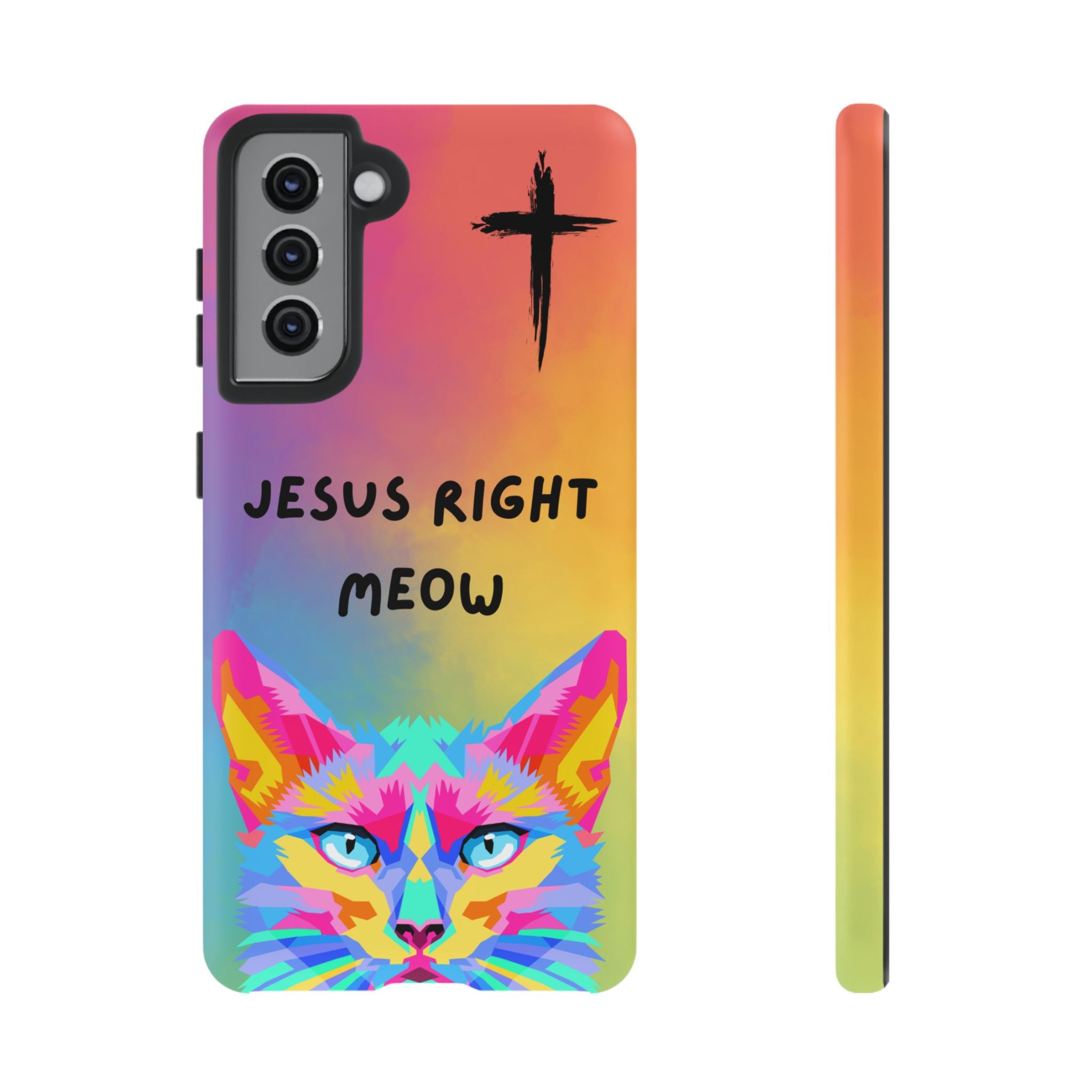 Jesus Right Meow Non MagSafe Phone Case