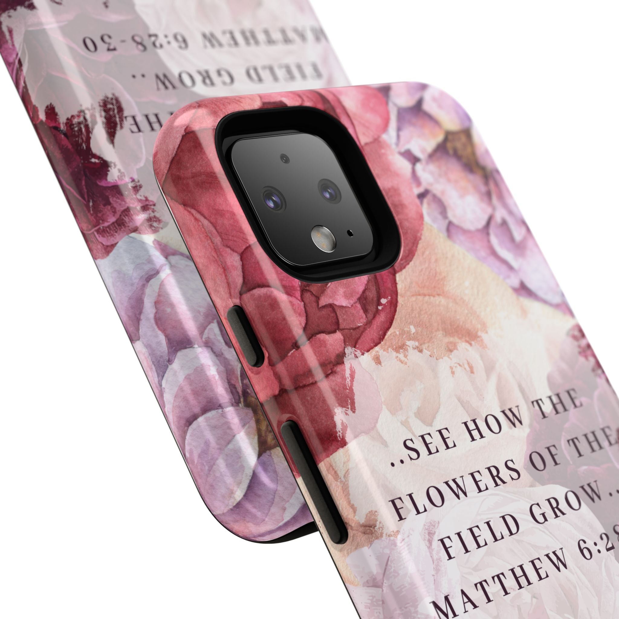 Matthew 6:28 Floral Samsung/Android Phone Case