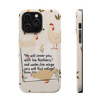 Psalm 91:4 Chicken Phone Case
