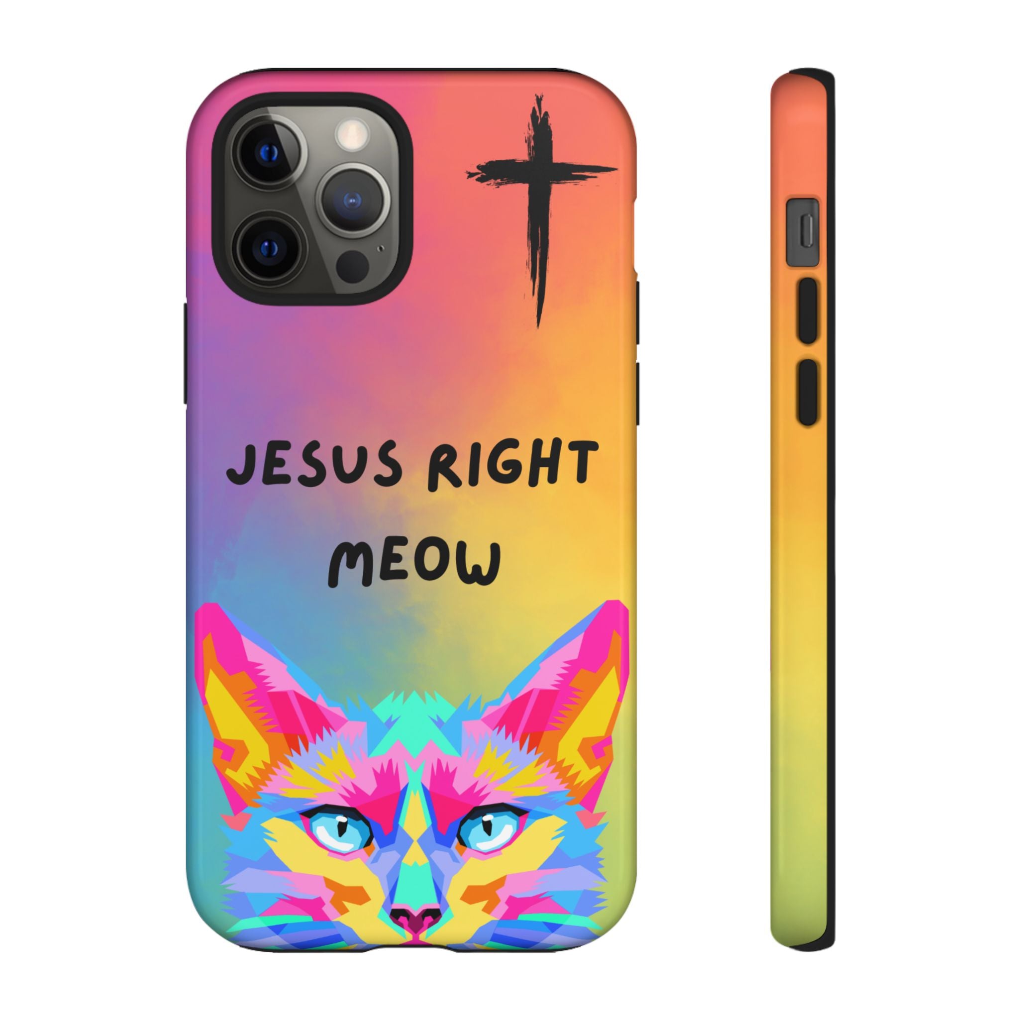 Jesus Right Meow Non MagSafe Phone Case