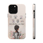 Armor of God (Dark haired woman) phone case