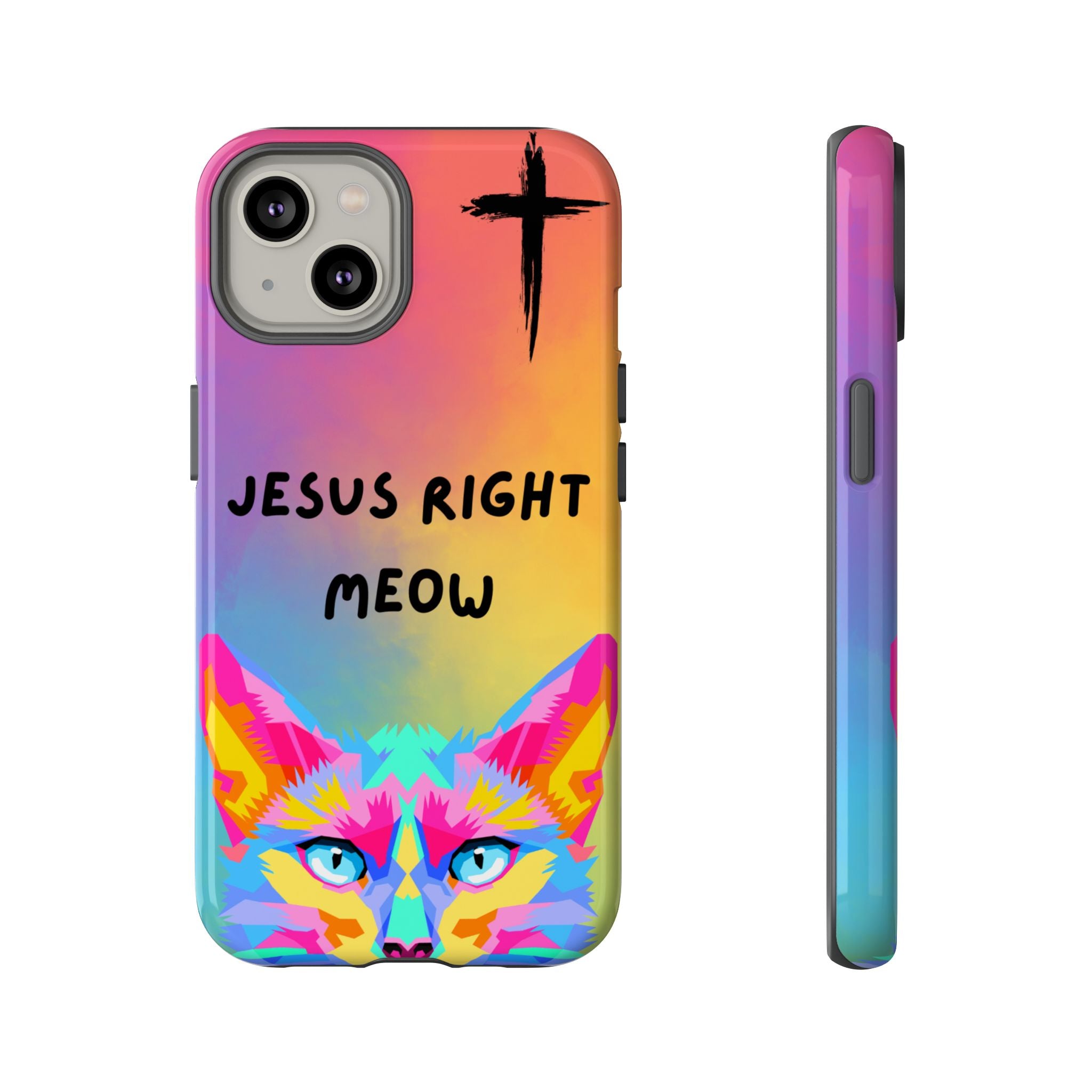 Jesus Right Meow Non MagSafe Phone Case