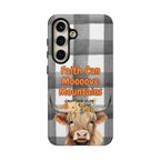 Faith Can Mooooove Mountains Phone Case