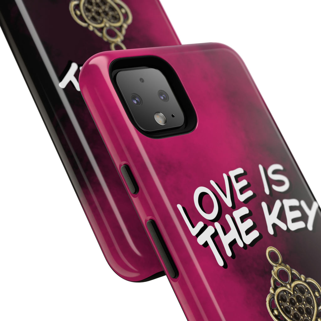 Love is the Key Phone Case