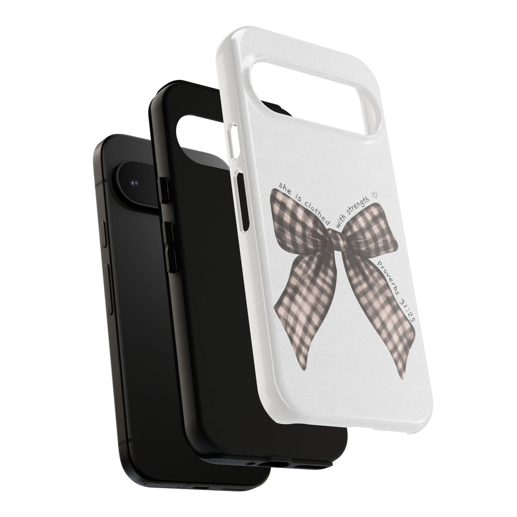 Proverbs 31 Rustic Bow Non MagSafe Phone Case