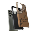 Footprints in the sand phone case