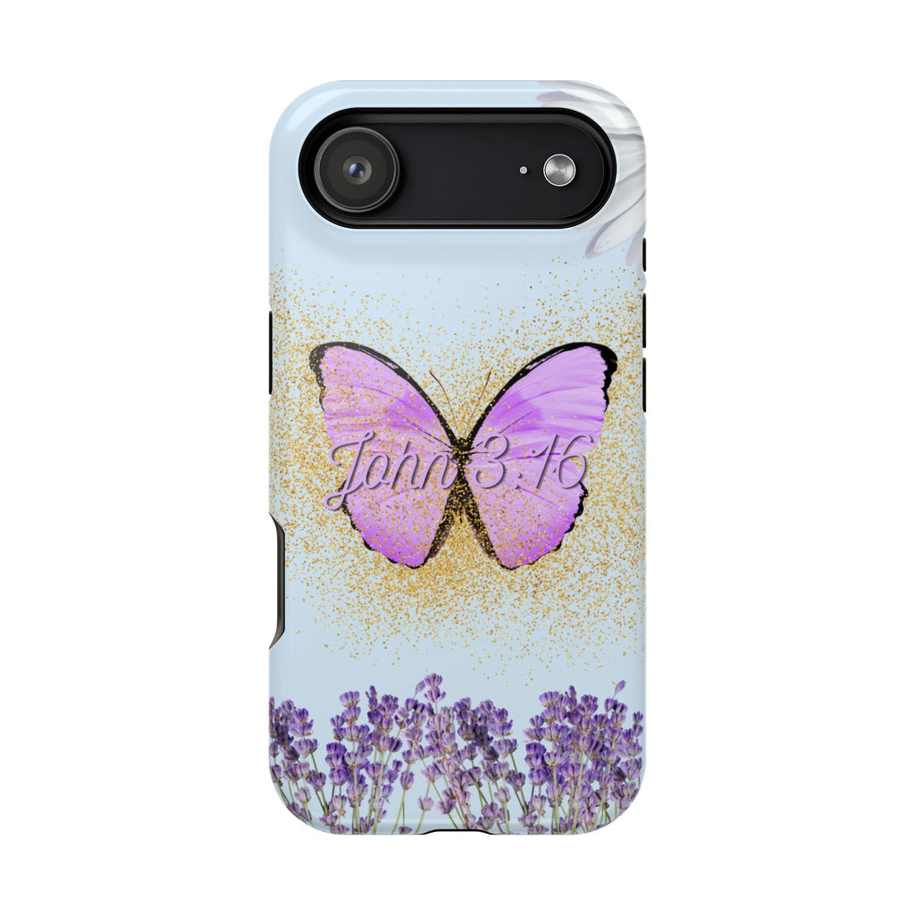 Butterfly Floral John 3:16