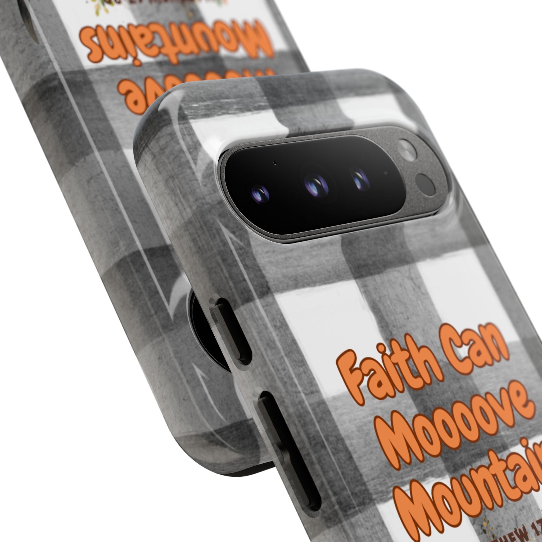 Faith Can Mooooove Mountains Phone Case