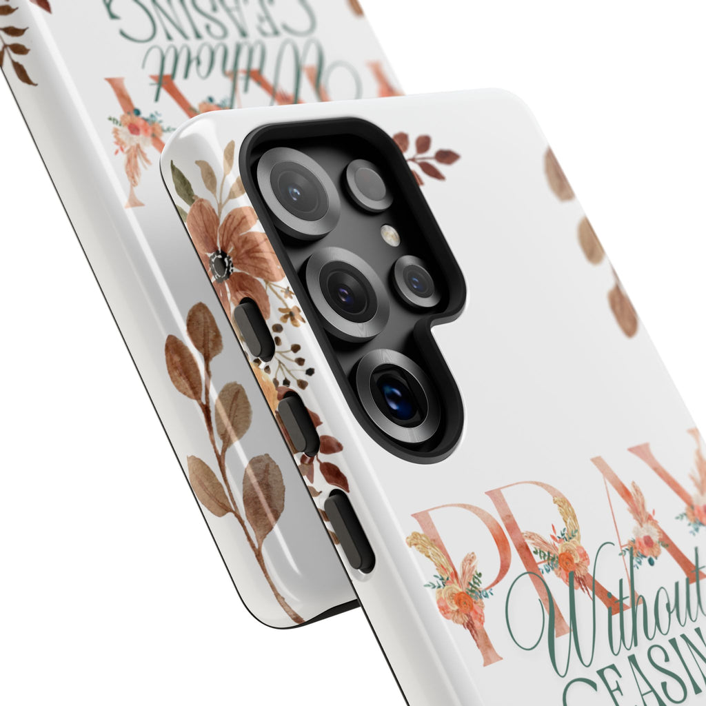Pray Without Ceasing phone case