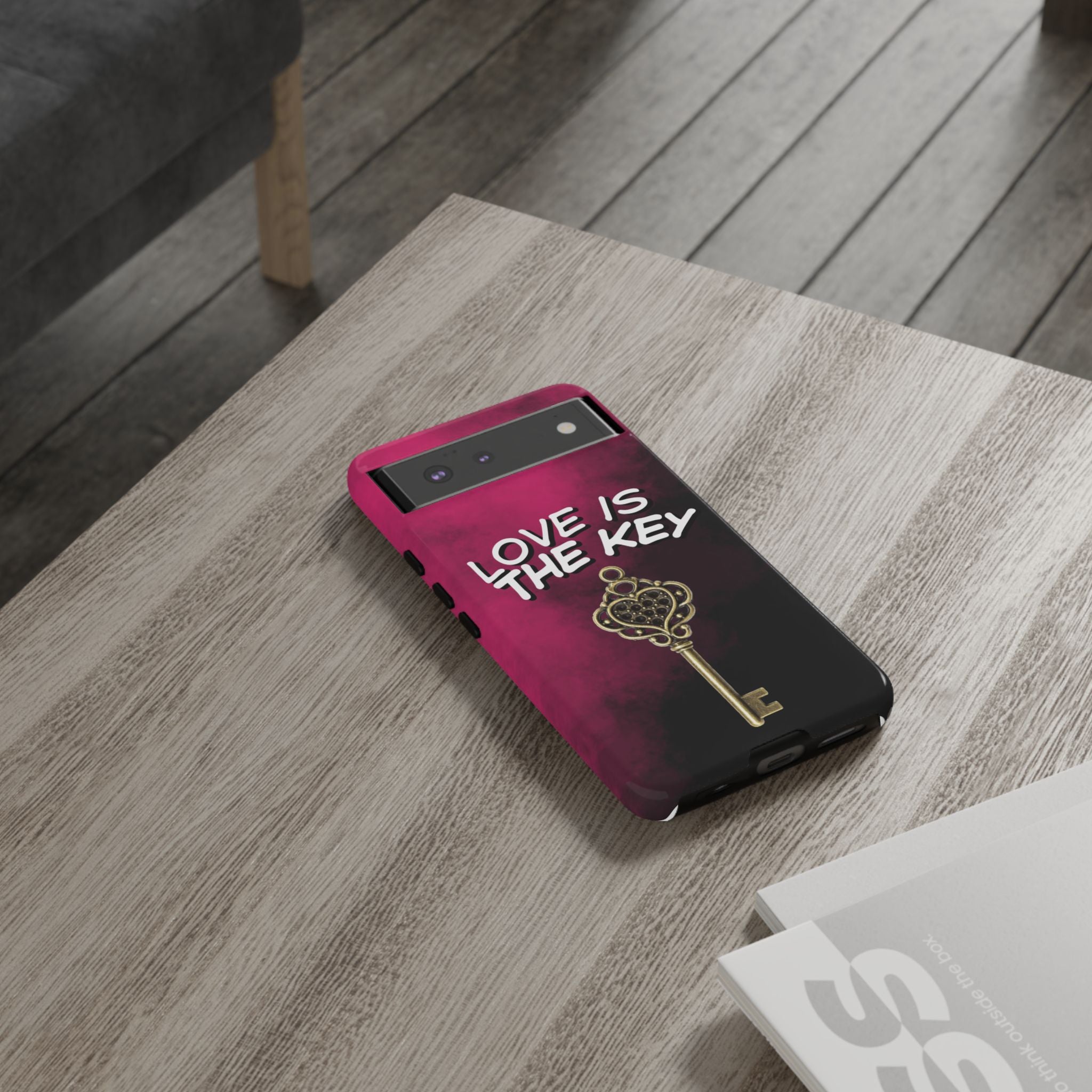 Love is the Key Phone Case