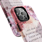 Matthew 6:28 Floral Samsung/Android Phone Case