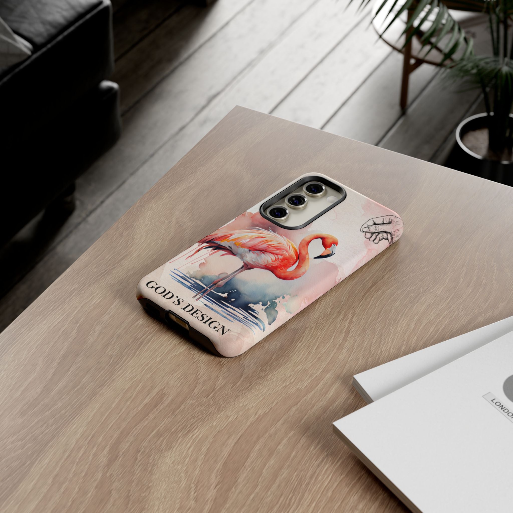 God’s Design Pink Flamingo Case