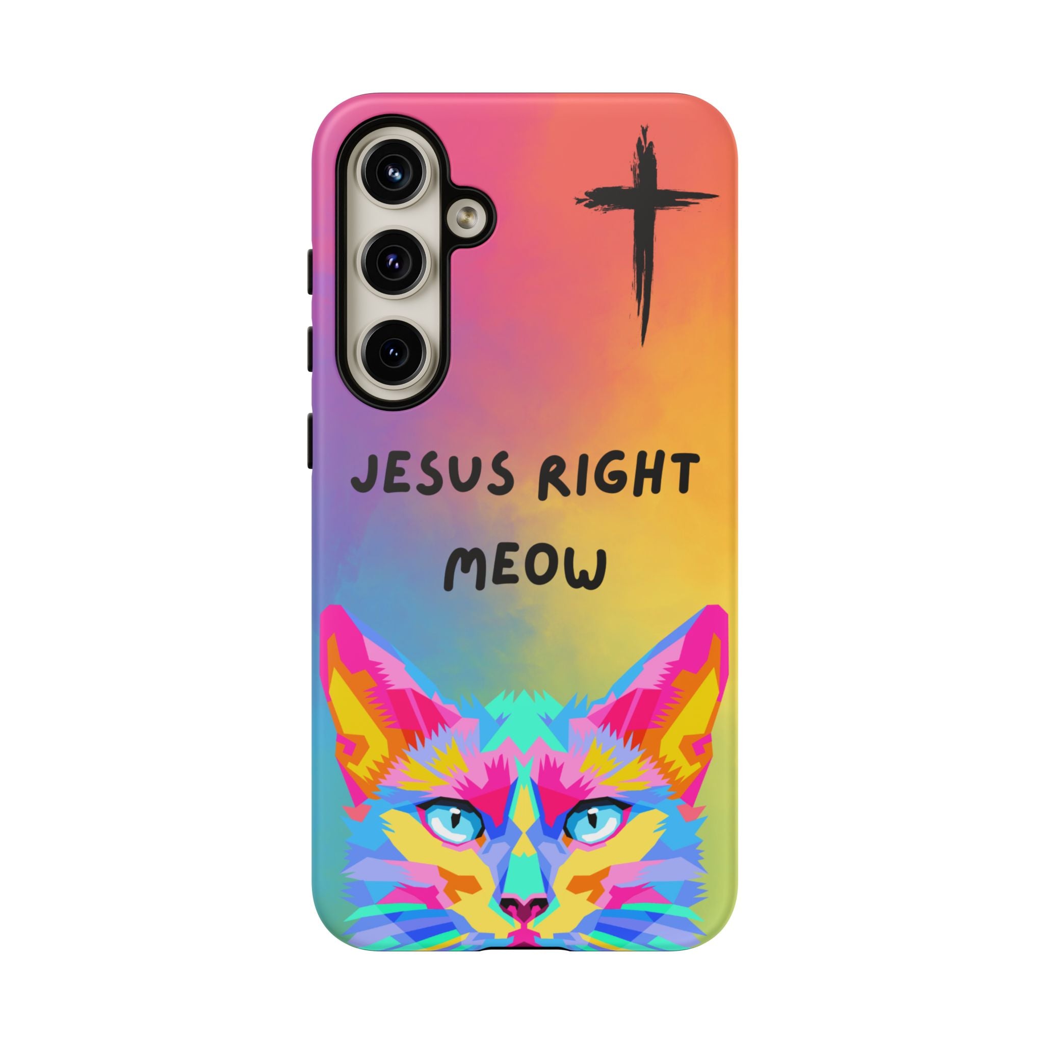 Jesus Right Meow Non MagSafe Phone Case