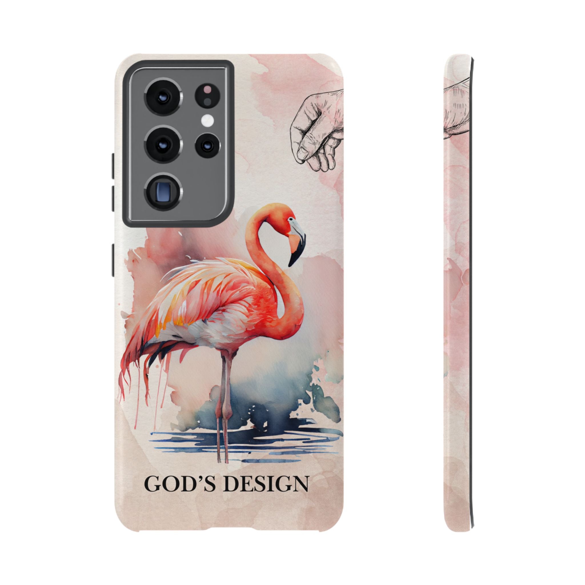 God’s Design Pink Flamingo Case