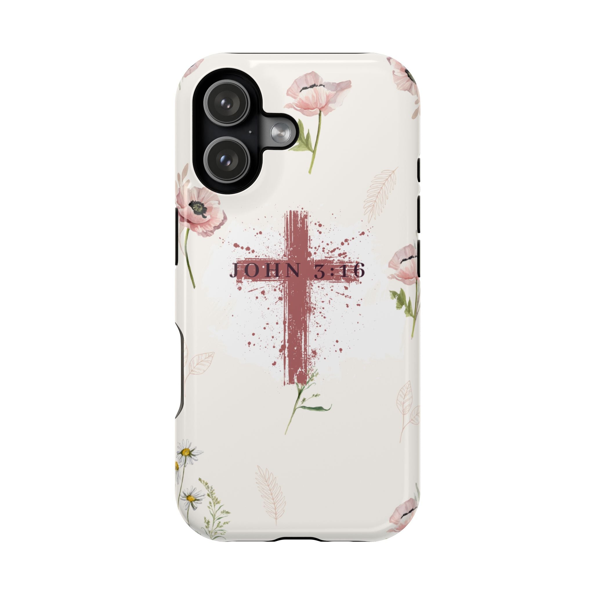 John 3:16 Floral Phone Case