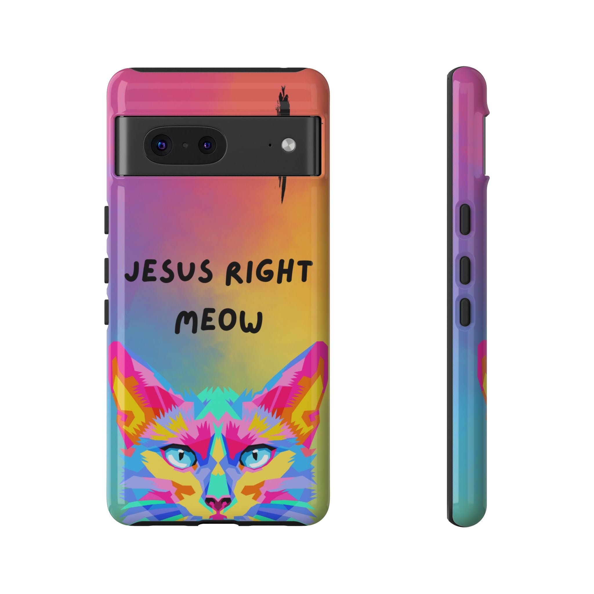 Jesus Right Meow Non MagSafe Phone Case
