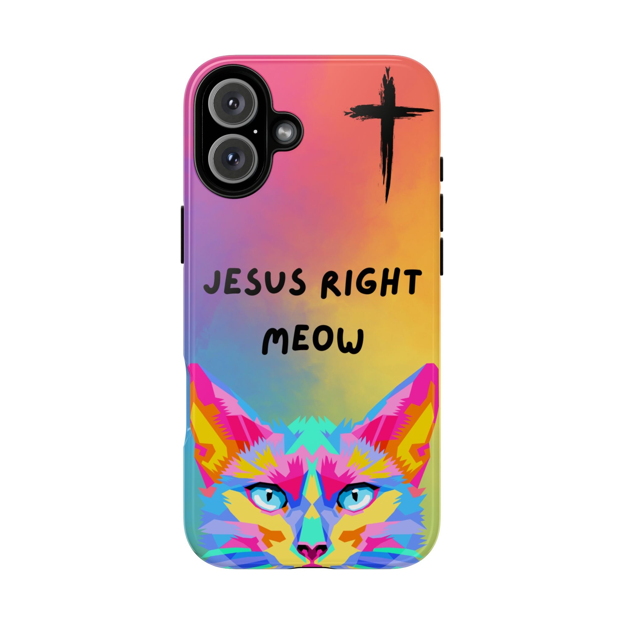 Jesus Right Meow Non MagSafe Phone Case