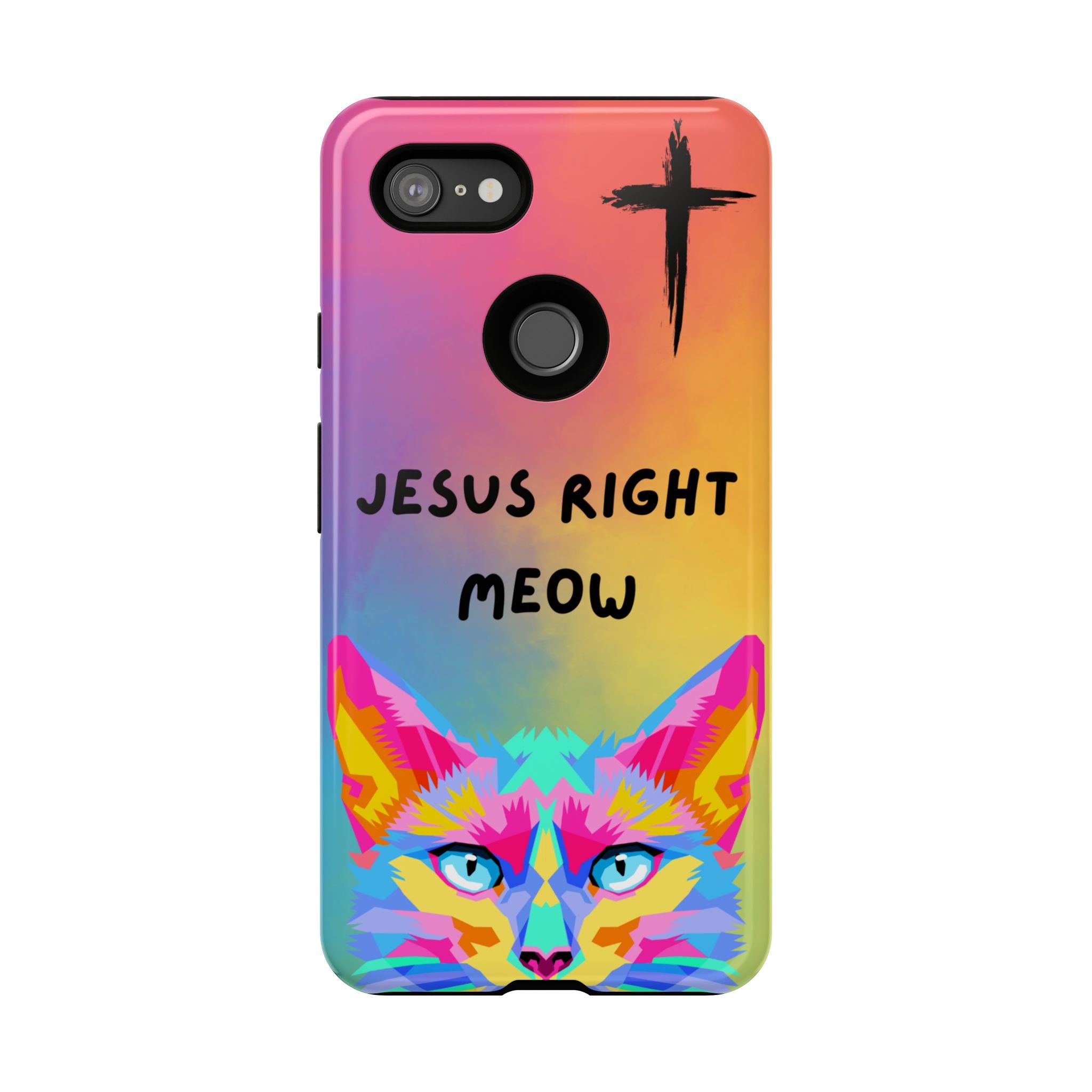 Jesus Right Meow Non MagSafe Phone Case