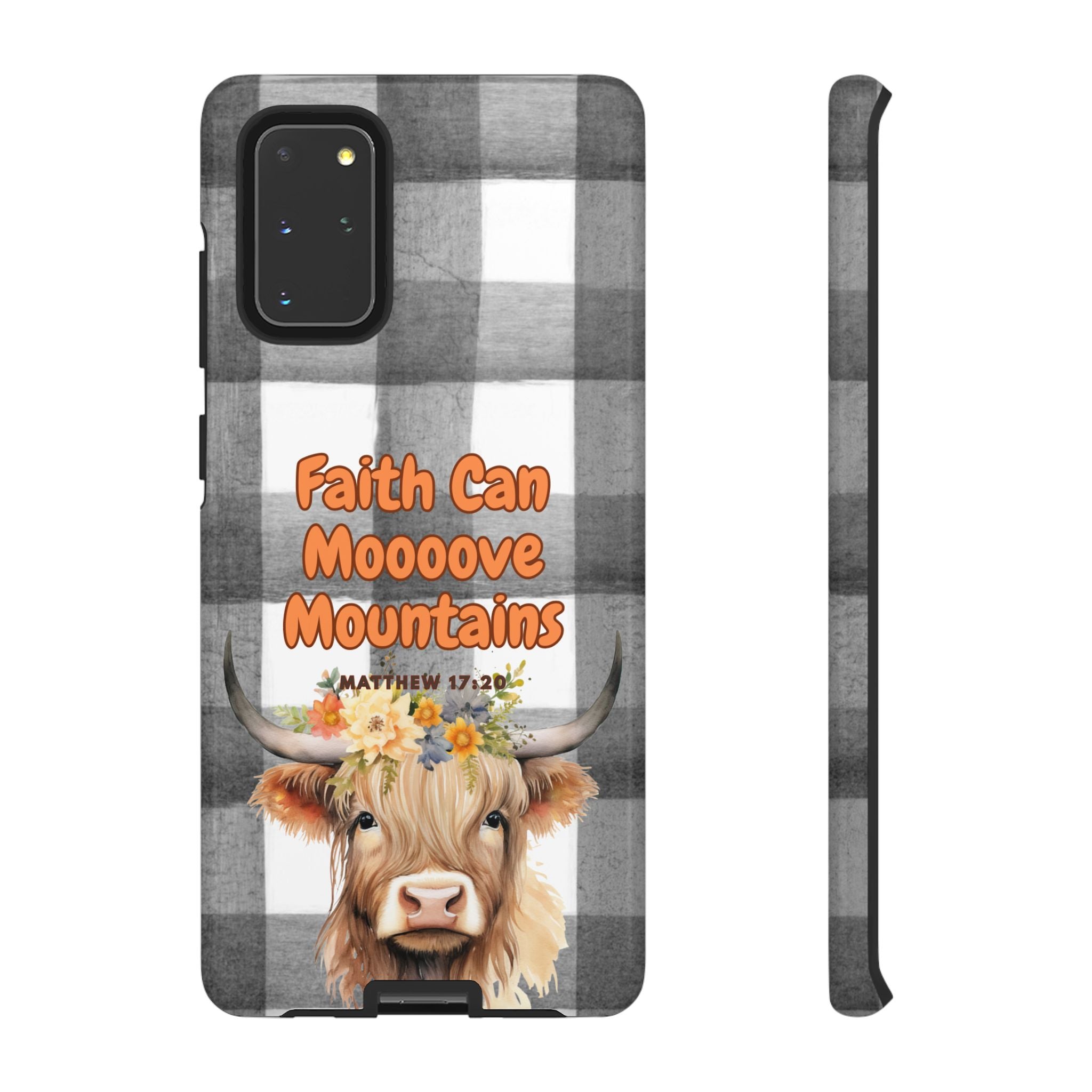 Faith Can Mooooove Mountains Phone Case