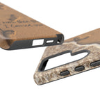 Footprints in the sand phone case