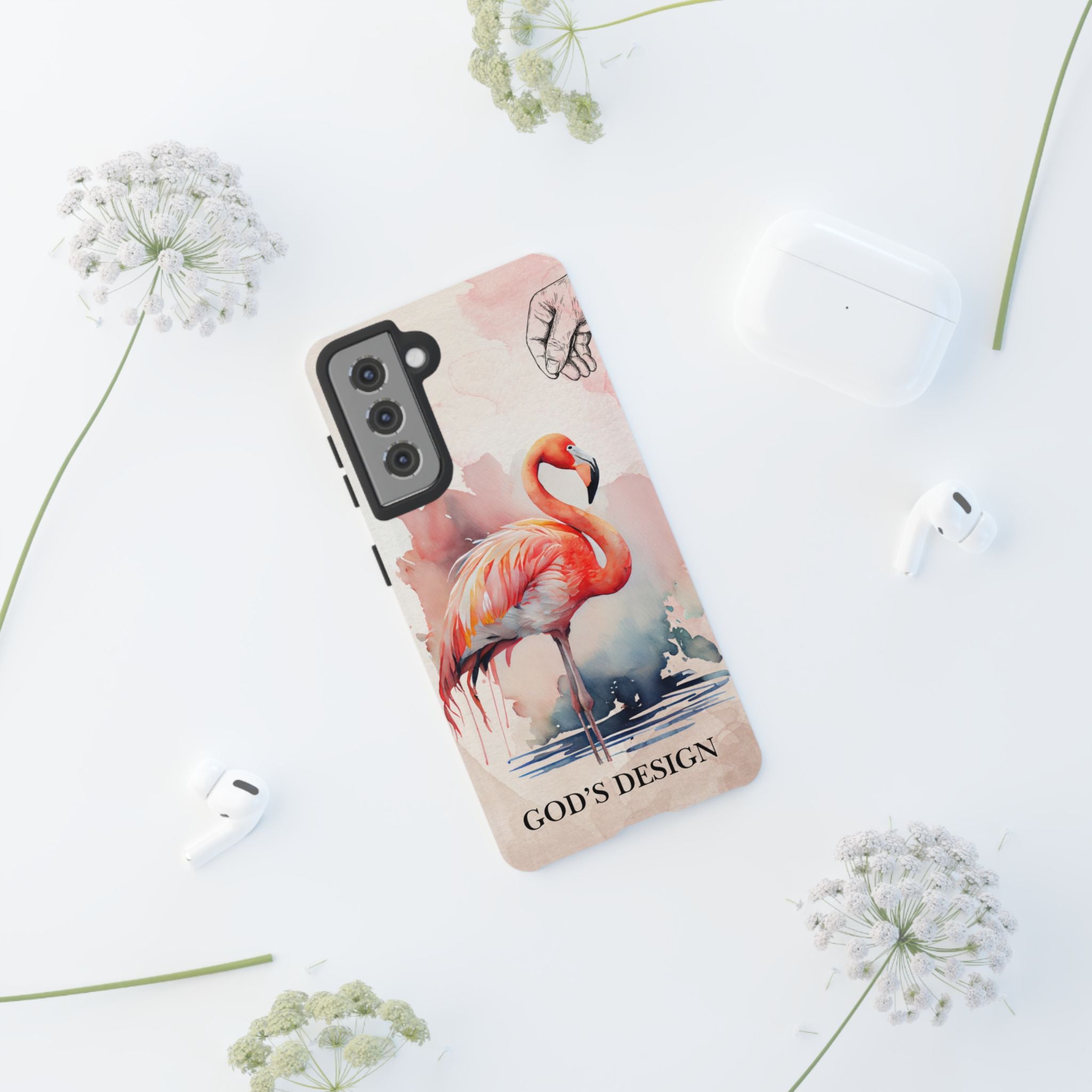 God’s Design Pink Flamingo Case