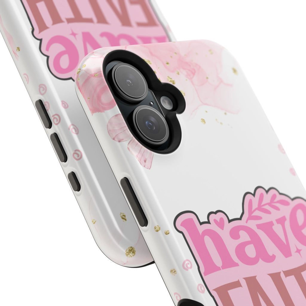 Have Faith Pink Butterfly Phone Case