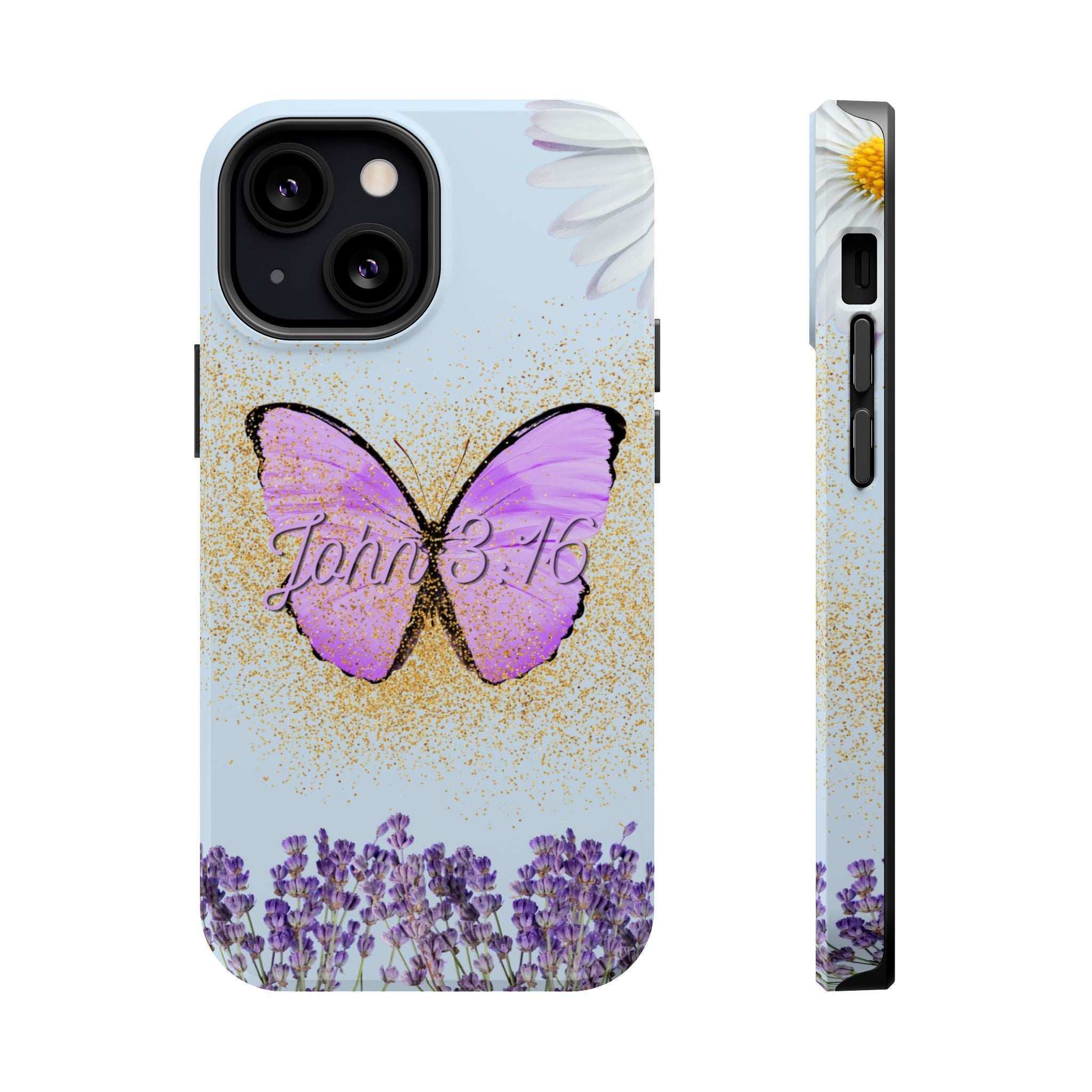 Butterfly Floral John 3:16