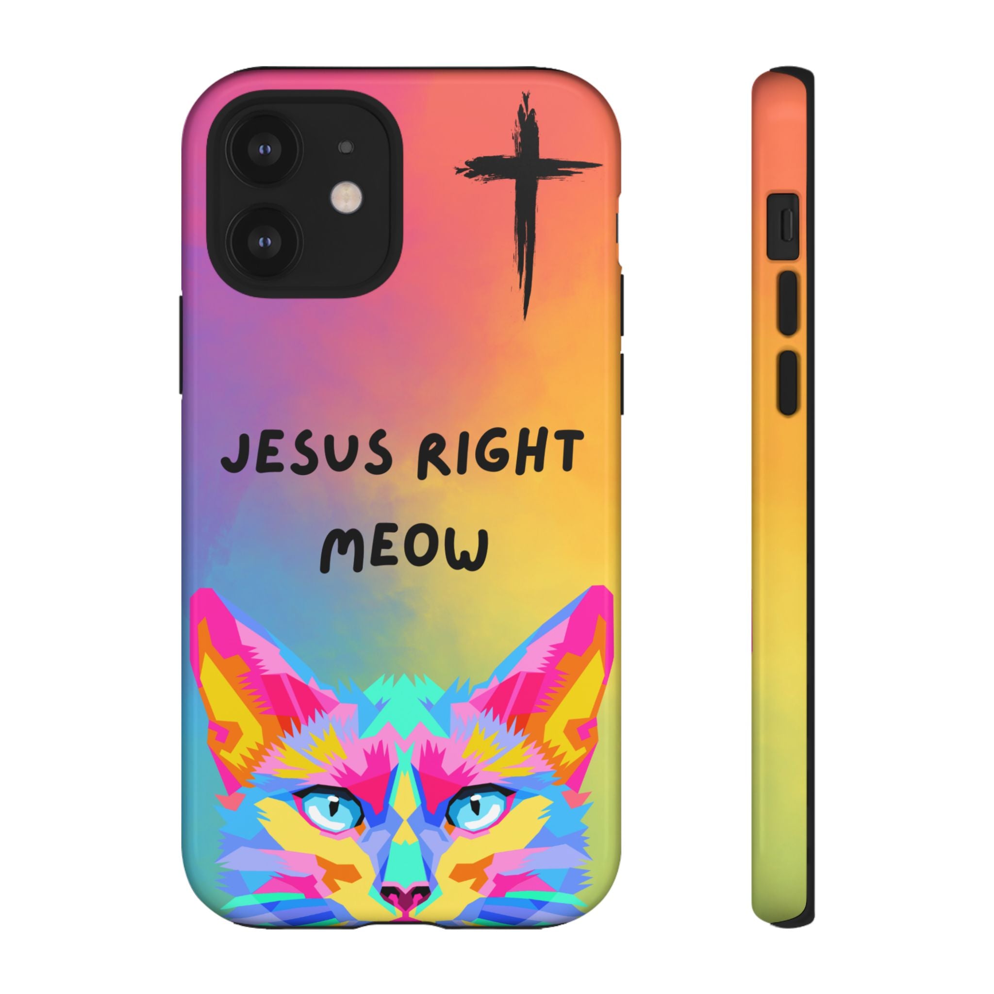 Jesus Right Meow Non MagSafe Phone Case
