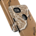 Footprints in the sand phone case
