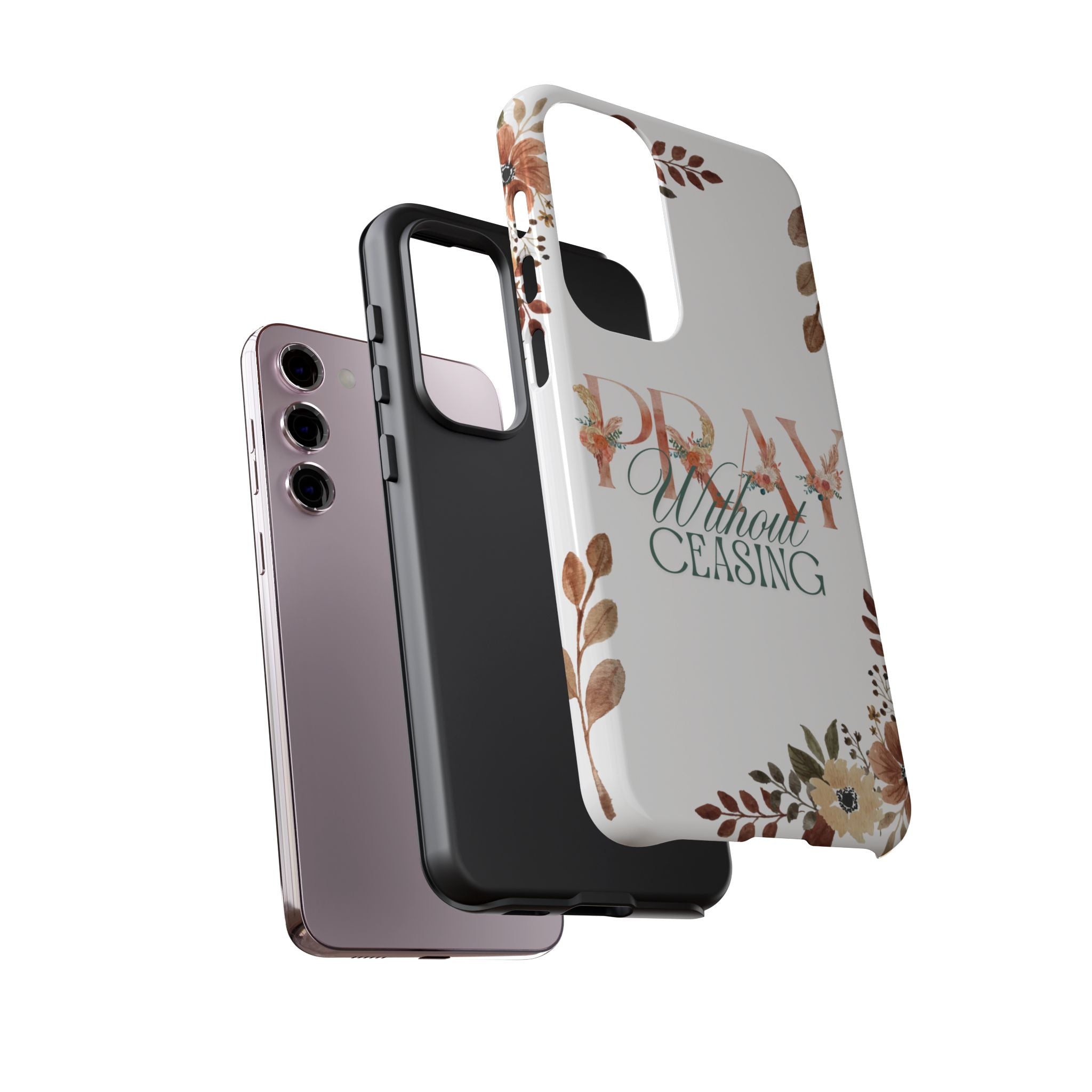 Pray Without Ceasing phone case