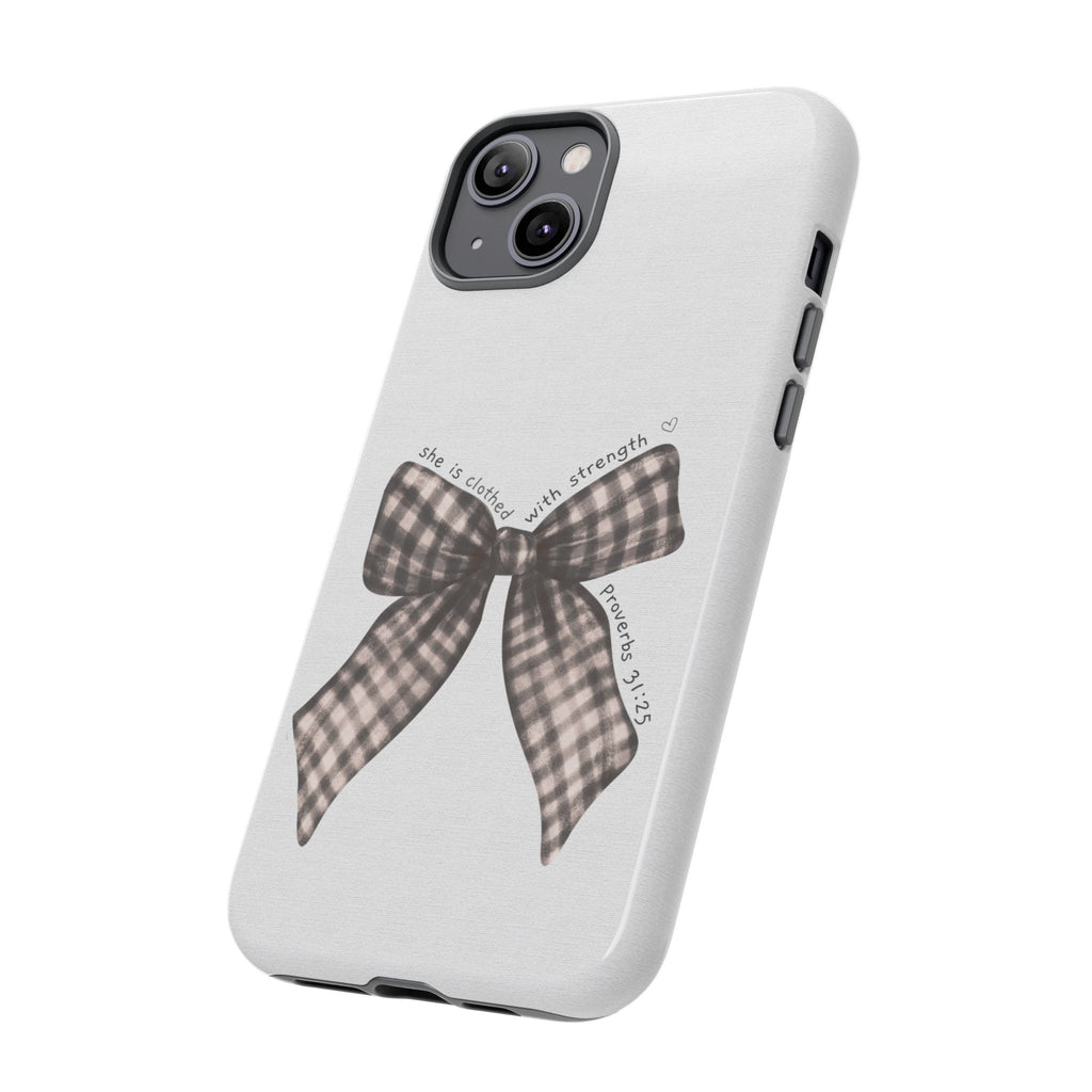 Proverbs 31 Rustic Bow Non MagSafe Phone Case